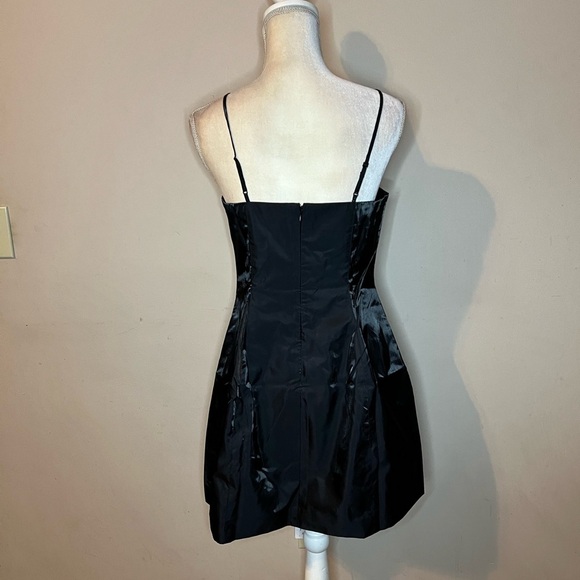 💃🏻DANIELLE BERNSTEIN Black Sheath Mini Dress - Picture 4 of 6